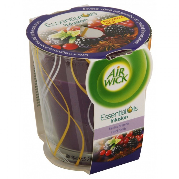 AirWick svíčka Essent.Oils 105g Les.plod | Svíčky, svícny a lampové oleje AirWick svíčka Essent.Oils 105g Les.plod | Svíčky, svícny a lampové oleje